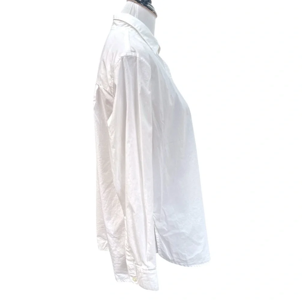 Gap Boyfriend Button Down Shirt White Size Medium - Picture 5 of 9